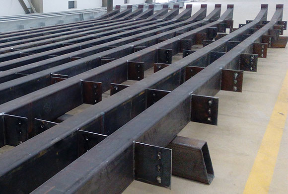 Custom machining service steel structure metal plate bending welding steel structure parts
