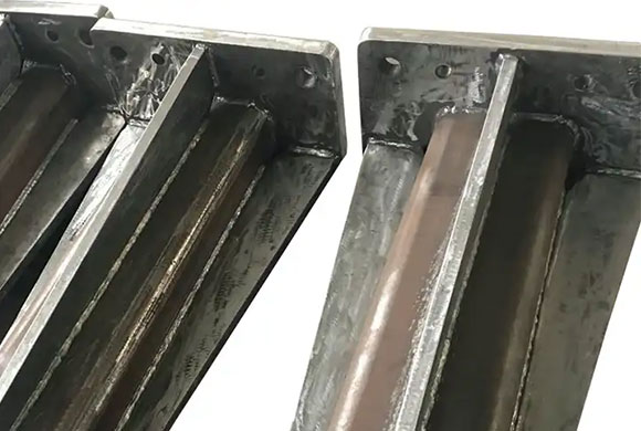 Non-standard steel structural welding workpiece