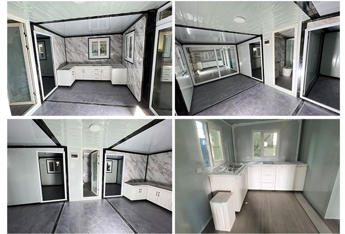 20ft prefabricated foldable container house