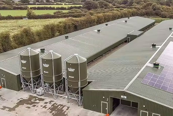 Metal structure chicken prefabricated door frame steel structure chicken house chicken farm building